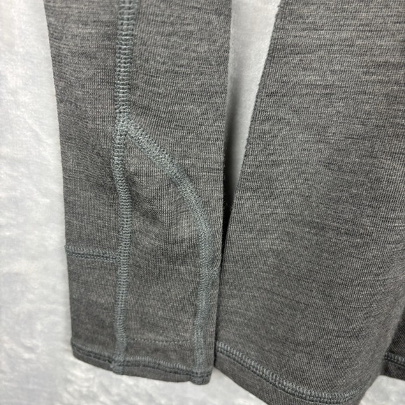 Voormi Womens XS Gray Quarter Zip Wool Blend Long Sleeve Pullover Stretch USA - Picture 9 of 11